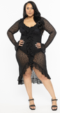 Luster Dress Black Party Holiday
