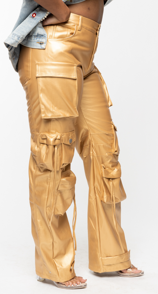 Golden Cargo Pants