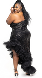 The Dream Girl Black Sequin Dress
