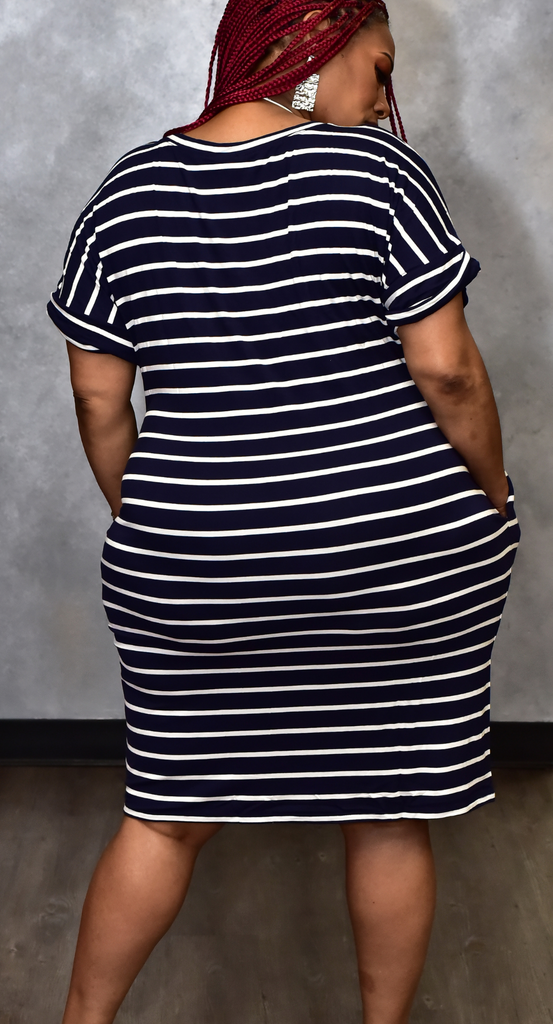 Sanyo Stripe T-Shirt Dress